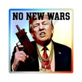 Holographic No New Wars Sticker
